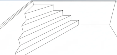 Escalier piscine d'angle en blocs coffrants polystyrène