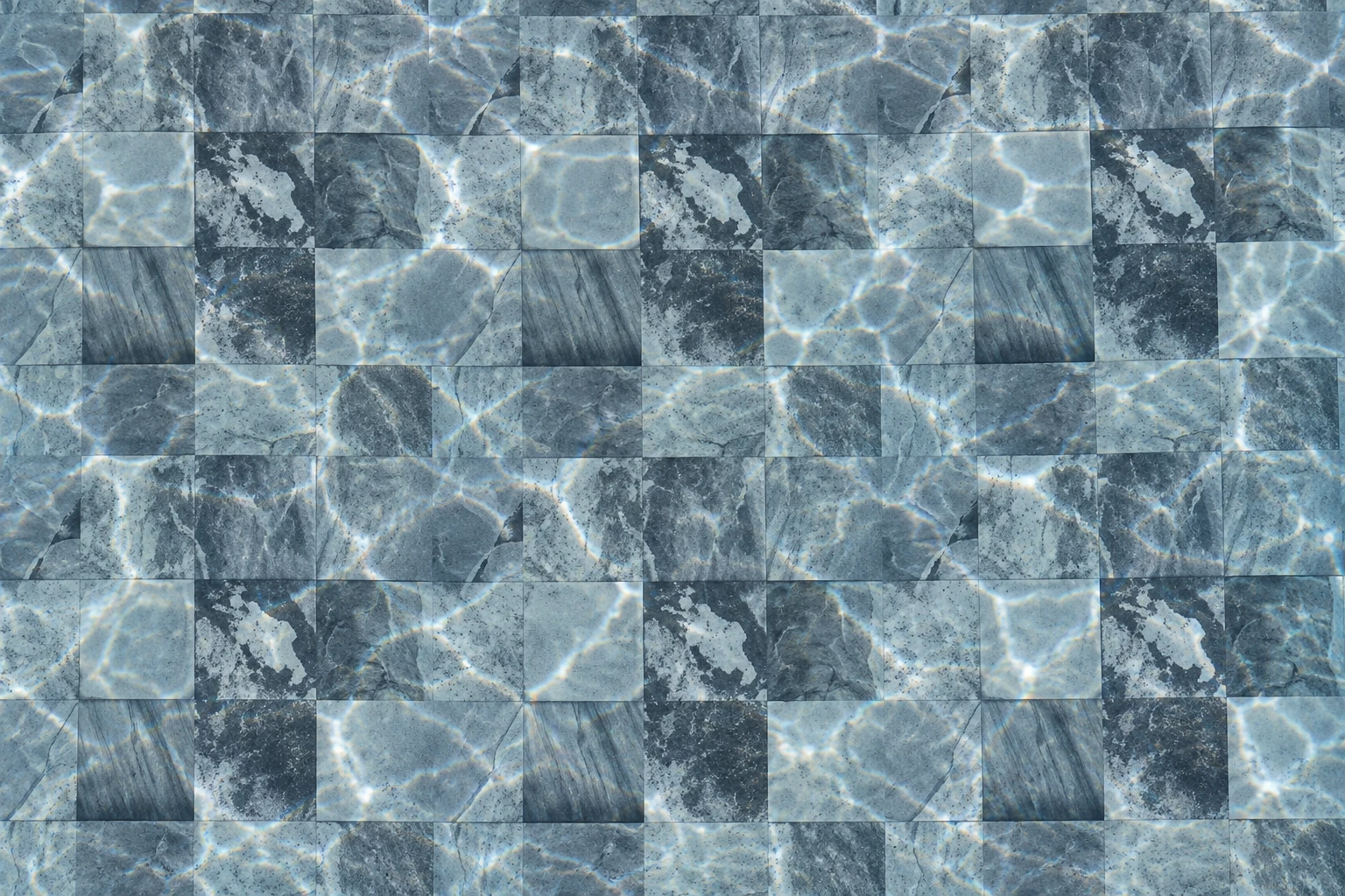 Aperçu de la couleur de l’eau avec un liner imprimé 85/100 Fidji Grey