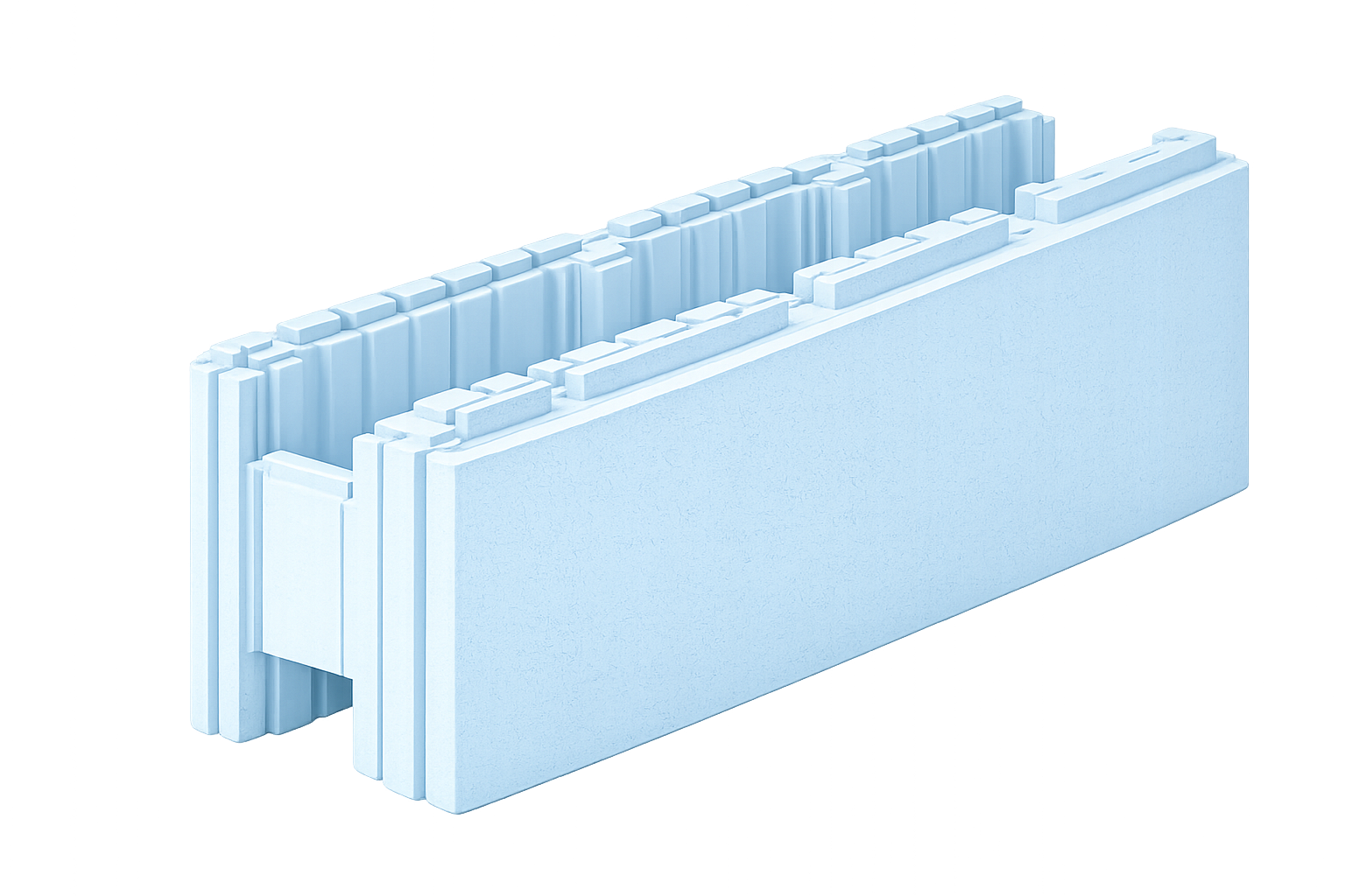 Accueil l Blocs Coffrants en Polystyrène bloc en polystyrène bleu isolé