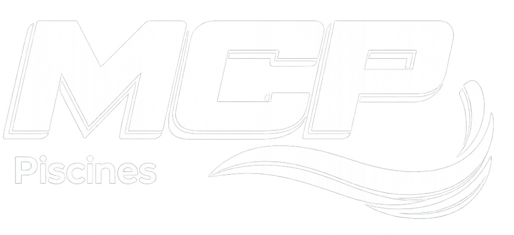 logo mcp piscines avec élément de vague logo mcp piscines avec élément de vague